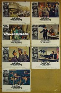 m903 WHICH WAY TO THE FRONT 7 lobby cards '70 Jerry Lewis