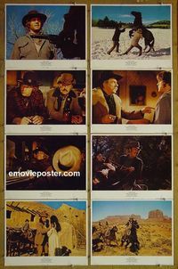 m705 WILD ROVERS complete set of 8 lobby cards '71 William Holden, Ryan O'Neal