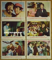 n009 WONDERFUL WORLD OF THE BROTHERS GRIMM 6 lobby cards '62