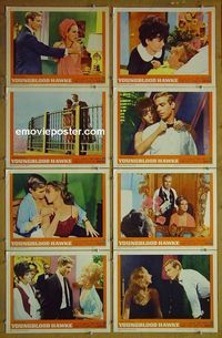 m724 YOUNGBLOOD HAWKE complete set of 8 lobby cards '64 James Franciscus