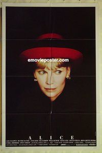 r037 ALICE DS one-sheet movie poster '90 Woody Allen, Mia Farrow
