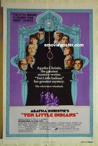 r062 AND THEN THERE WERE NONE one-sheet movie poster '75 Reed, Sommer