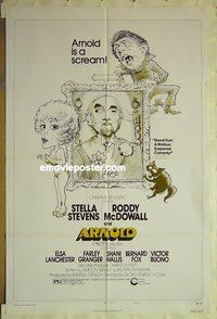 r082 ARNOLD style B one-sheet movie poster '73 Stella Stevens, McDowall