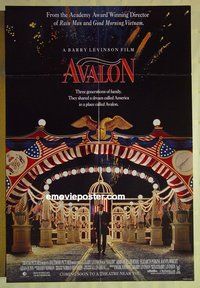 r101 AVALON advance one-sheet movie poster '90 Barry Levinson