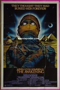 r104 AWAKENING one-sheet movie poster '80 Charlton Heston