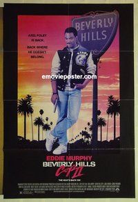 r172 BEVERLY HILLS COP 2 one-sheet movie poster '87 Eddie Murphy