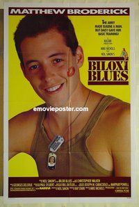 r189 BILOXI BLUES one-sheet movie poster '88 Matthew Broderick, Walken