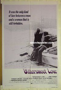 r193 BITTERSWEET LOVE one-sheet movie poster '76 Lana Turner, Lansing