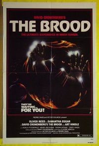 r280 BROOD one-sheet movie poster '79 David Cronenberg, Oliver Reed