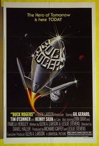 r286 BUCK ROGERS style A 1sh '79 classic sci-fi comic strip, The Hero of Tomrorrow is here Today!