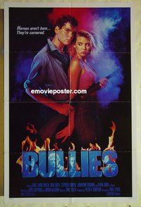 r296 BULLIES one-sheet movie poster '86 Janet Laine Green, Berti