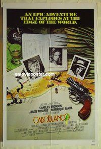 r310 CABOBLANCO one-sheet movie poster '80 Charles Bronson, Robards
