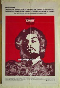 r387 CHE one-sheet movie poster '69 Omar Sharif, Jack Palance