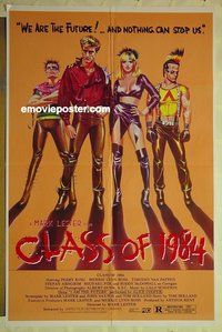r430 CLASS OF 1984 one-sheet movie poster '82 Tim Van Patten