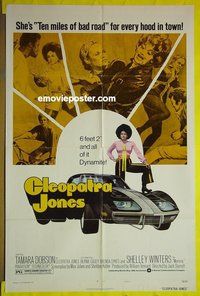 r435 CLEOPATRA JONES style B one-sheet movie poster '73 Tamara Dobson