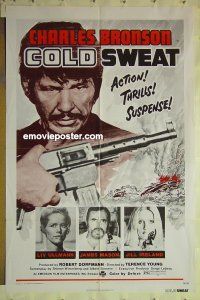 r446 COLD SWEAT one-sheet movie poster '74 Charles Bronson, Ullman
