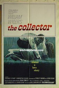 r447 COLLECTOR one-sheet movie poster '65 Terence Stamp, Samantha Eggar