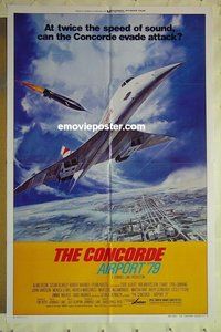 r466 CONCORDE: AIRPORT '79 style B one-sheet movie poster '79 Robert Wagner