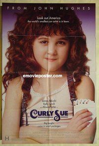 r485 CURLY SUE DS one-sheet movie poster '91 James Belushi