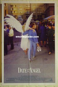 r499 DATE WITH AN ANGEL one-sheet movie poster '87 Phoebe Cates, Knight