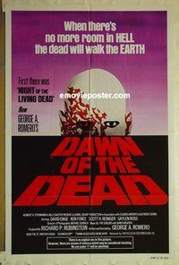 r502 DAWN OF THE DEAD one-sheet movie poster '79 George Romero