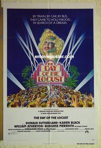 r506 DAY OF THE LOCUST one-sheet movie poster '75 Donald Sutherland