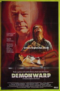 r521 DEMONWARP one-sheet movie poster '88 George Kennedy