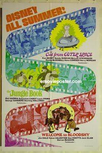 r533 DISNEY ALL SUMMER one-sheet movie poster '78 rare!