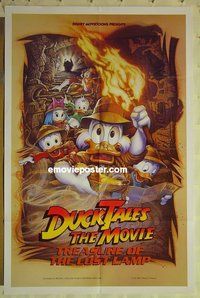 r557 DUCKTALES THE MOVIE one-sheet movie poster '90 Disney cartoon!