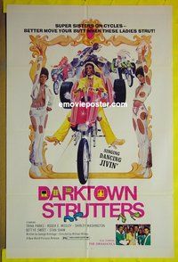r671 GET DOWN & BOOGIE one-sheet movie poster '76 Darktown Strutters!