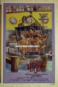 r691 GOING BERSERK one-sheet movie poster '83 John Candy, Eugene Levy