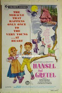 r727 HANSEL & GRETEL one-sheet movie poster R72 Kinemins!