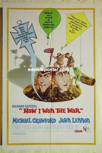r778 HOW I WON THE WAR one-sheet movie poster '68 John Lennon
