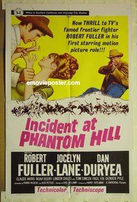 r805 INCIDENT AT PHANTOM HILL one-sheet movie poster '65 Robert Fuller