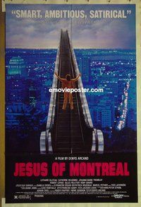 r843 JESUS OF MONTREAL one-sheet movie poster '90 Denys Arcand