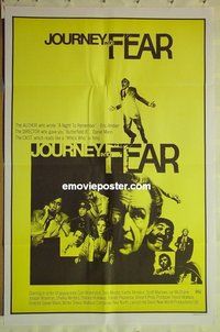 r846 JOURNEY INTO FEAR one-sheet movie poster '75 Mostel, Mimieux