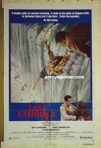 r890 LAST EMBRACE style B one-sheet movie poster '79 Roy Scheider, Margolin