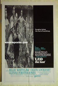 r906 LEO THE LAST one-sheet movie poster '70 Marcello Mastroianni