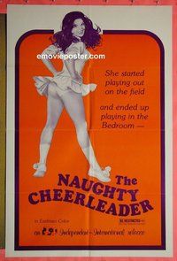 s012 NAUGHTY CHEERLEADER one-sheet movie poster '70 sexy Barbi Benton!