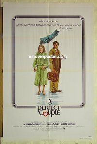 s064 PERFECT COUPLE one-sheet movie poster '79 Robert Altman