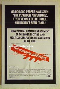 s089 POSEIDON ADVENTURE style B 1sh movie poster R74 Gene Hackman