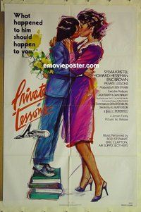 s096 PRIVATE LESSONS one-sheet movie poster '81 Sylvia Kristel