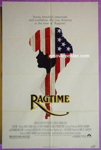 s116 RAGTIME one-sheet movie poster '81 James Cagney, Rollins