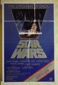 s271 STAR WARS 1sh movie poster R82 George Lucas, Harrison Ford