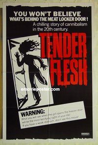 s321 TENDER FLESH one-sheet movie poster '76 cannibalism!
