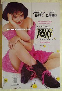 s412 WELCOME HOME ROXY CARMICHAEL DS one-sheet movie poster '90 Winona Ryder