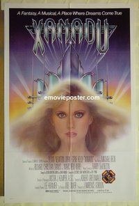 s447 XANADU one-sheet movie poster '80 Olivia Newton-John, Gene Kelly