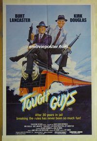 t144 TOUGH GUYS Aust one-sheet movie poster '86 Burt Lancaster, Douglas