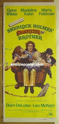 t155 ADVENTURE OF SHERLOCK HOLMES' SMARTER BROTHER Australian daybill movie poster