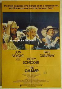 t014 CHAMP English one-sheet movie poster '79 Jon Voight, Rick Schroder